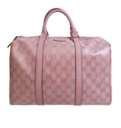 GG Crystal Medium Joy Boston Bag, front view